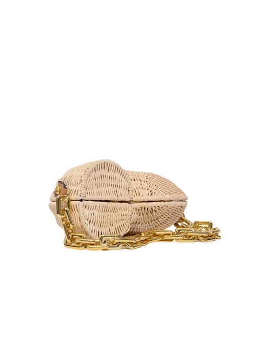 Borsa conchiglia paglia NO SECRETS | 261NB002PAGLIA